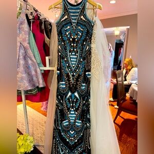 Completely Beaded Long Formal